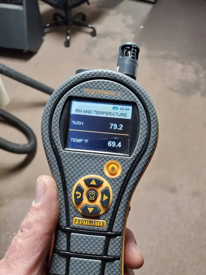 Moisture meter humidity assessment for Fire & Smoke Damage Restoration in Enterprise